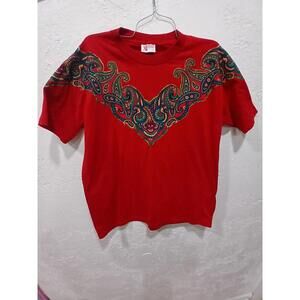 Womens Vintage 90s Sunbelt Sportswear USA Handmade Grandma Western Core Top L